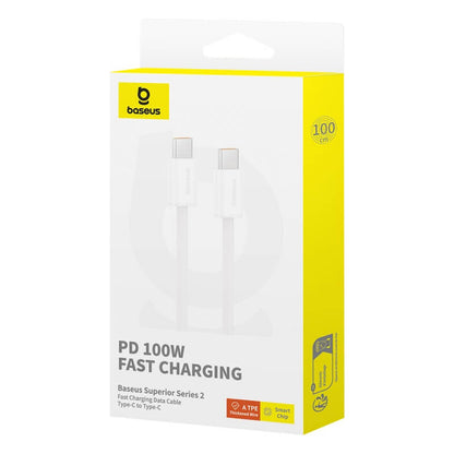 Baseus Superior Series 2 Fast Charging Data Cable Type-C to Type-C 100W 1m