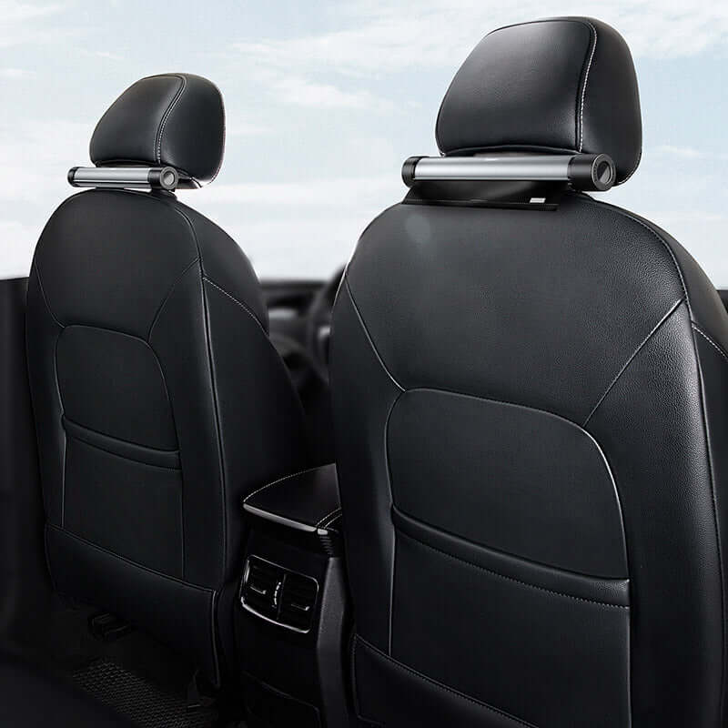 Car Back Seat Headrest Mount Trash Bin Organizer Storage Bag