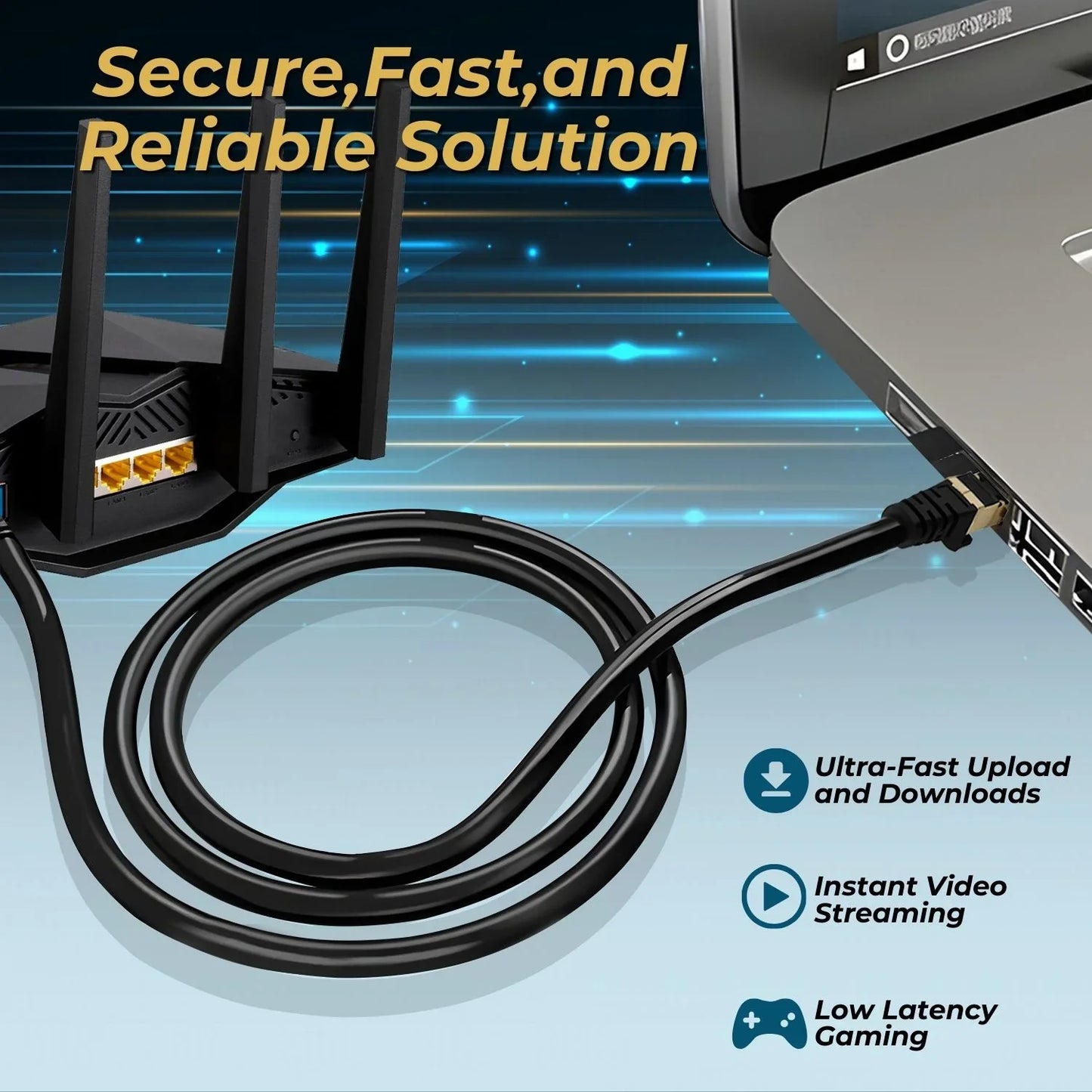 LAN Cable CAT 7 Ethernet Cable 20 Meter