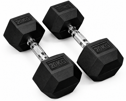 Hexagonal Dumbbell Hex Set 20Kg Each