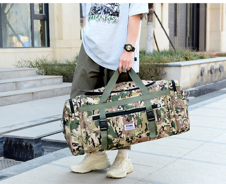 Large 79L Duffel Tote Travel Bag - Camouflage Weekend Luggage KX59401