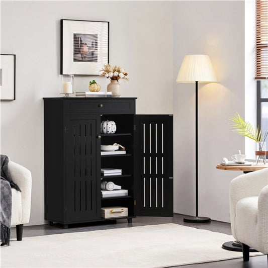 5-Tier & 1 Drawer Shoe Storage Cabinet