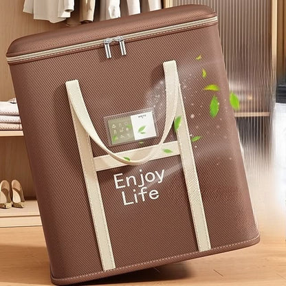 Extra Large Foldable Zipper Storage Bag – Wardrobe Organiser & Moving Box YN01605
