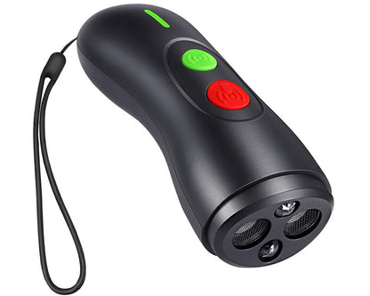 Ultrasonic dog repeller in black