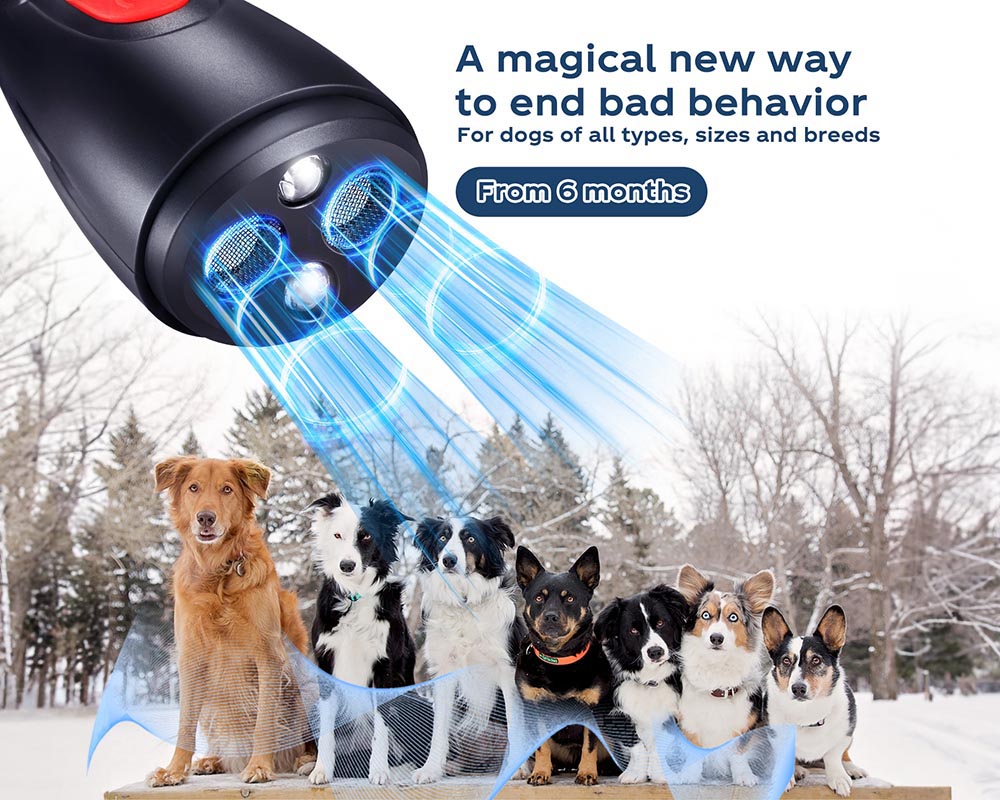 Dog bark control with multiple modes