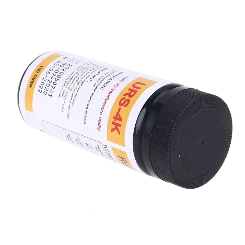 100 Strips URS-4K Urinalysis Reagent Strips - 4 Parameters