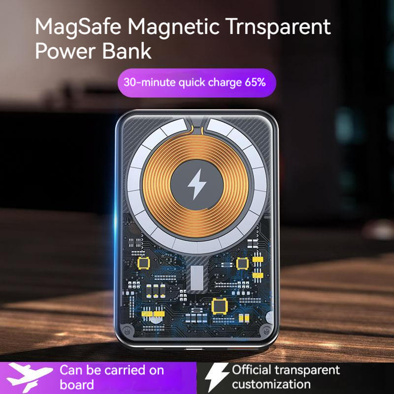 10000mah Magsafe Power Bank / Portable Charger-Black