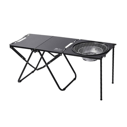 ECOTREK Folding BBQ Table – 93cm Portable Outdoor Cooking Station ZF10312