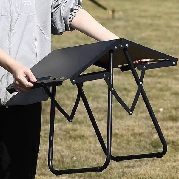 ECOTREK Folding BBQ Table – 93cm Portable Outdoor Cooking Station ZF10312