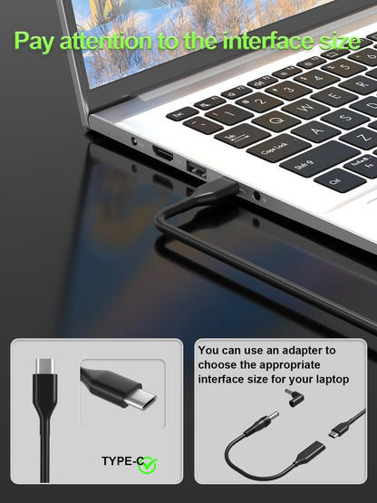 100W Universal USB-C Laptop Charger HP Lenovo Acer Dell Toshiba Samsung Laptop Charger
