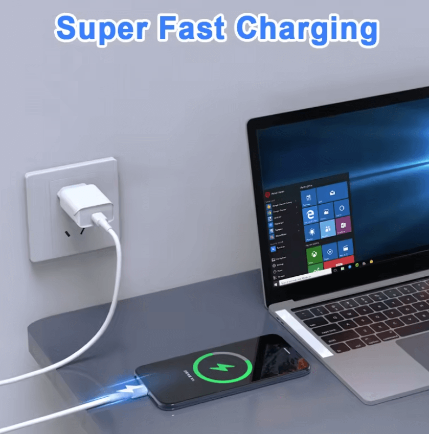 5A 100W USB-C to Lightning Cable – Super Speed Fast Charging & Data Sync
