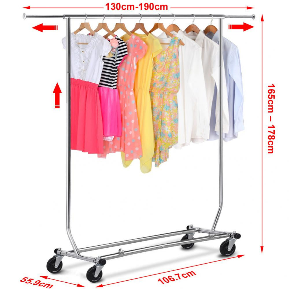 Adjustable Foldable Clothes Rack