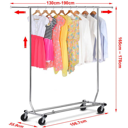 Adjustable Foldable Clothes Rack