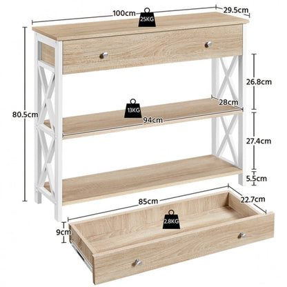 Entryway Table with Storage