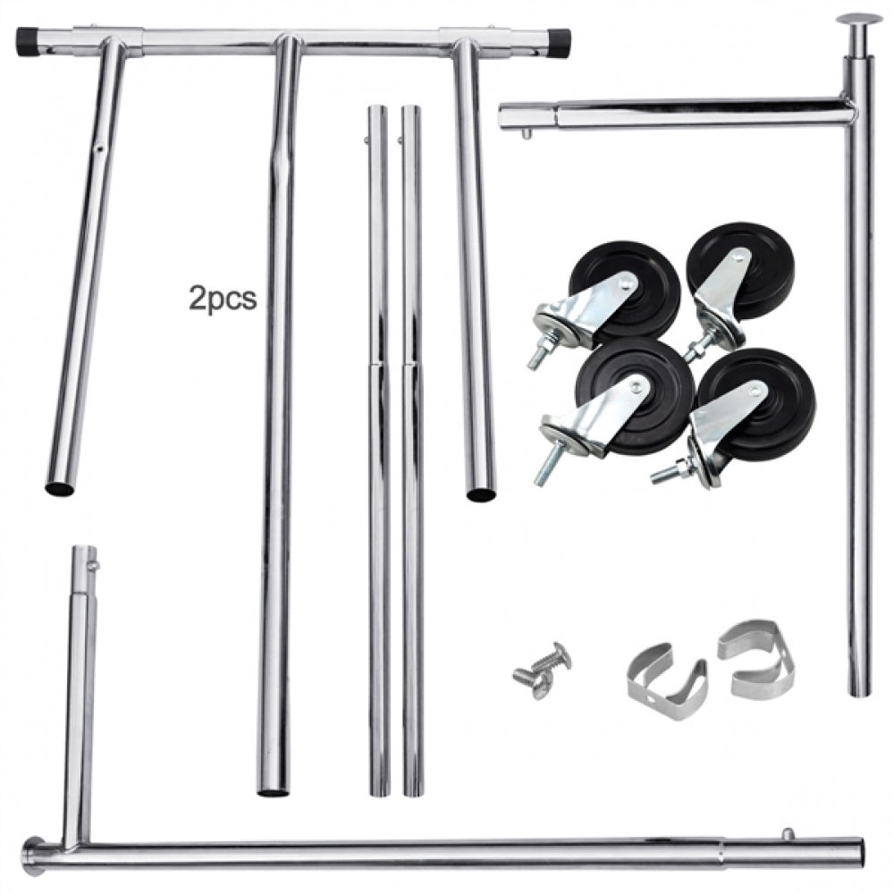 Adjustable Foldable Clothes Rack
