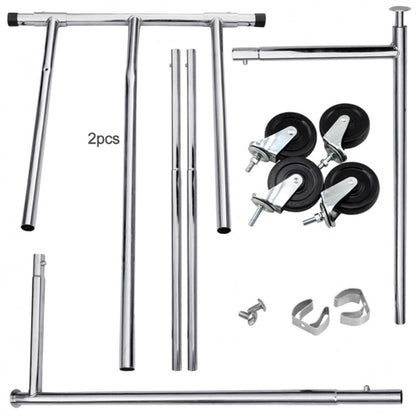 Adjustable Foldable Clothes Rack