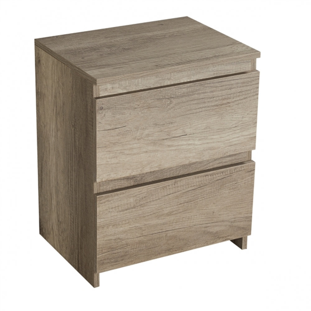 Minimalist Chic 2-Drawer Side Table