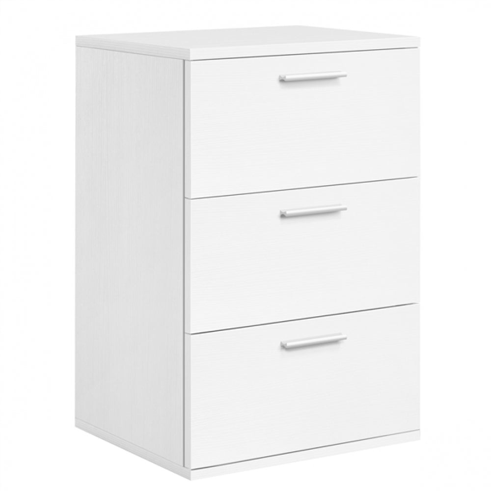 Set of 2 3 Drawers Side Table End Table