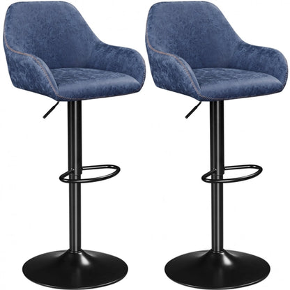 2pcs Vintage Bar Stools
