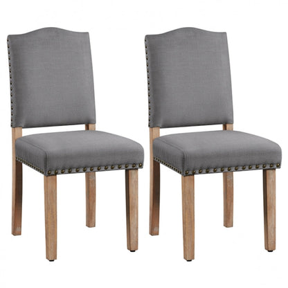 2PCS Upholstered Kitchen Chairs for Living Room Dining Room
