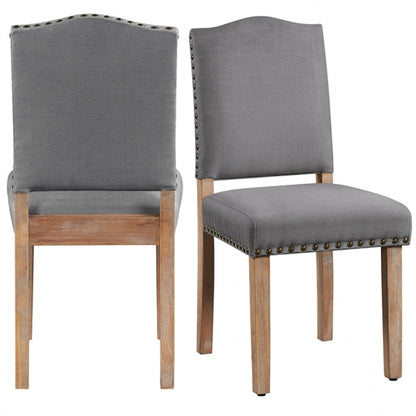 2PCS Upholstered Kitchen Chairs for Living Room Dining Room