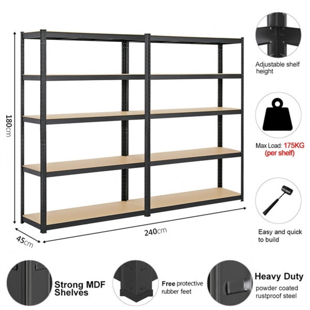 Metal Storage Organizer Unit Pack of 2