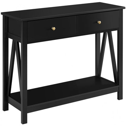 Wooden Console Table with Drawer