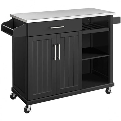 Kitchen Cart stainless steel top
