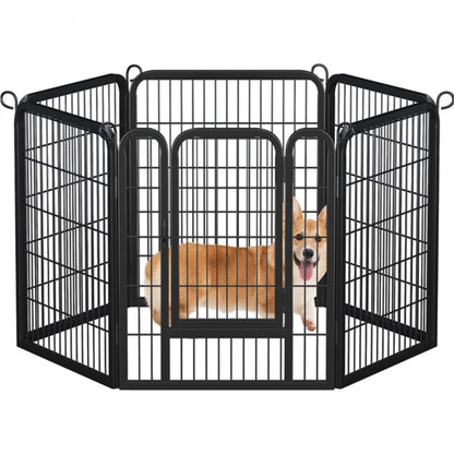 Steel Dog Cat Exercise Barrier Outdoor Indoor Fence