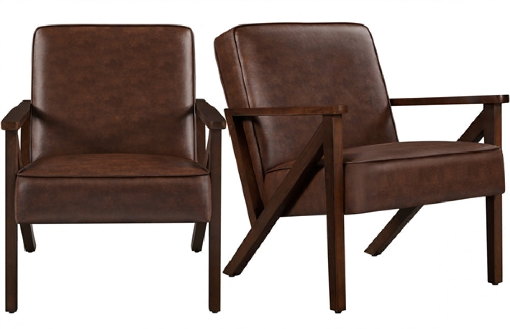 2pcs Accent Chair Armchair Lounge Chair