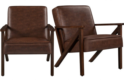 2pcs Accent Chair Armchair Lounge Chair