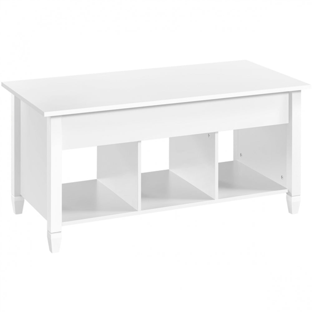 Wooden Lift Top Coffee Table with Hidden Compartment