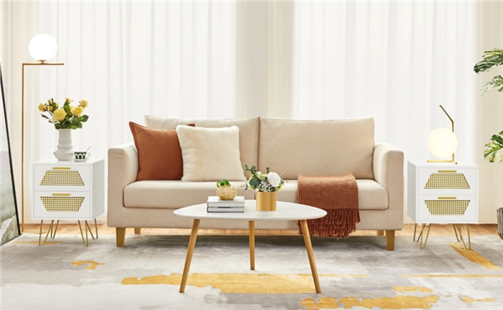 2PCS Side Tables End Table Nightstand