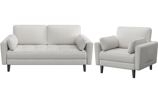 2-Seater Sofa and Armchair Set