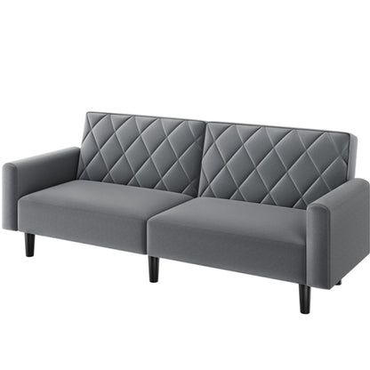 Velvet Convertible Sofa Bed