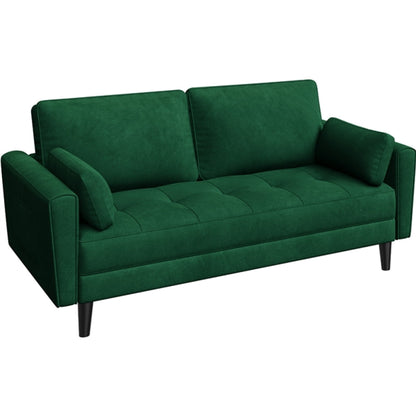 Fabric Upholstered Sofa 2 Seater Couch