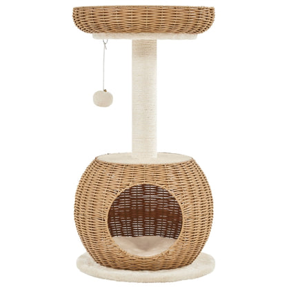 Rattan Cat House Cat Tower