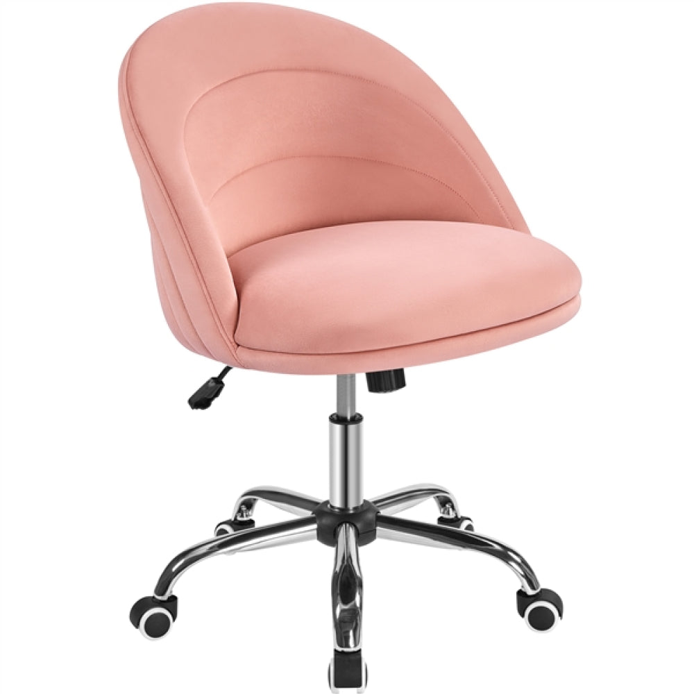 Modern Velvet Armless Desk Chair