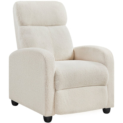 Boucle Recliner Chair Armchair