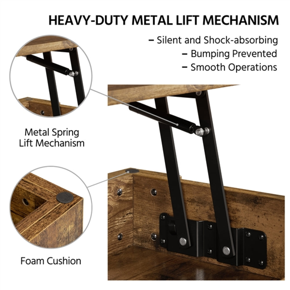 Rustic Lift Top Coffee Table