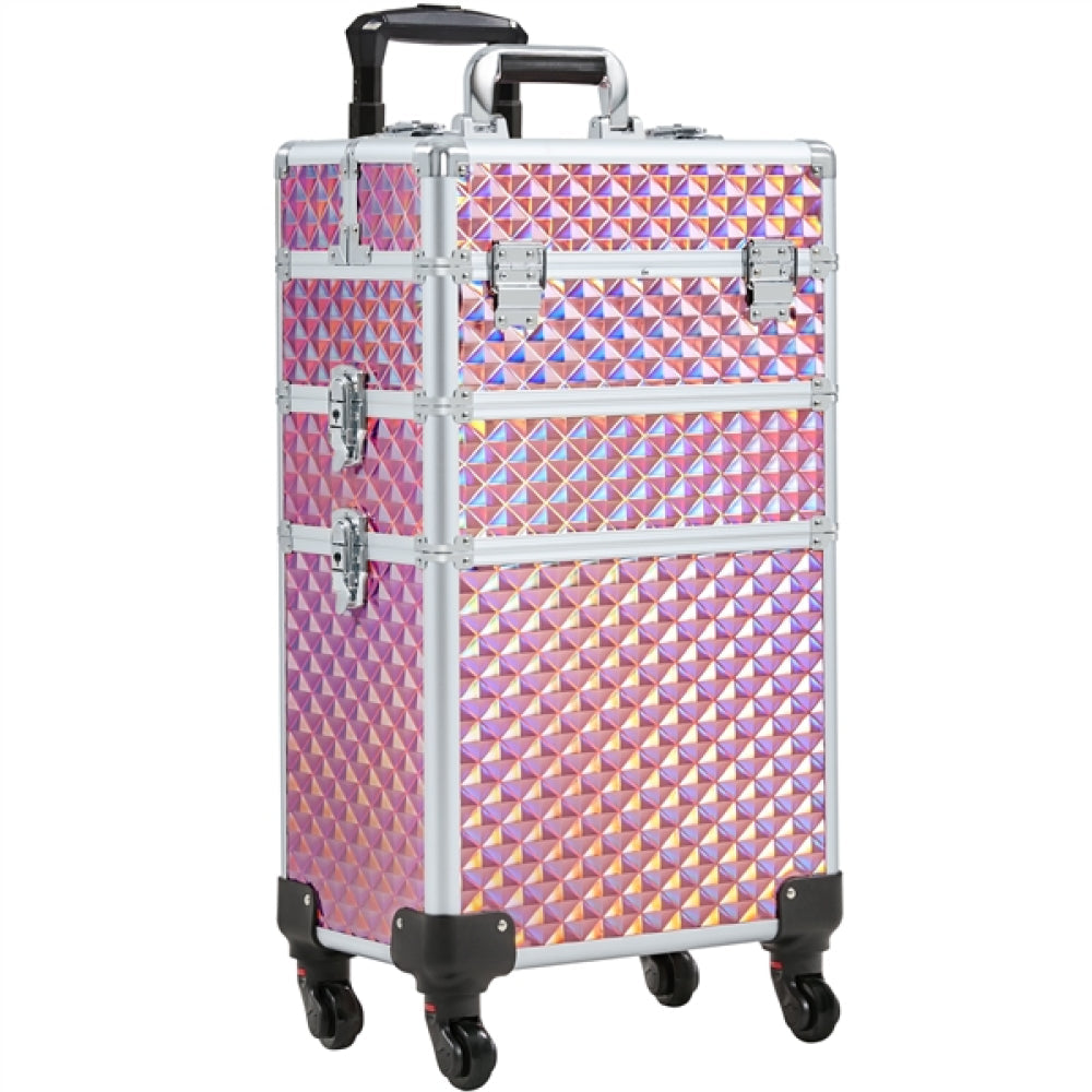 3-in-1 Rolling Makeup Train Case