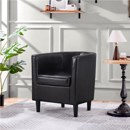 Barrel-shaped Chair Accent Arm Chair