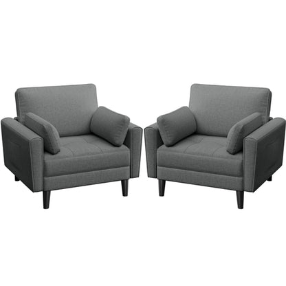 1x Sofa Couch 2x Oversized Armchairs