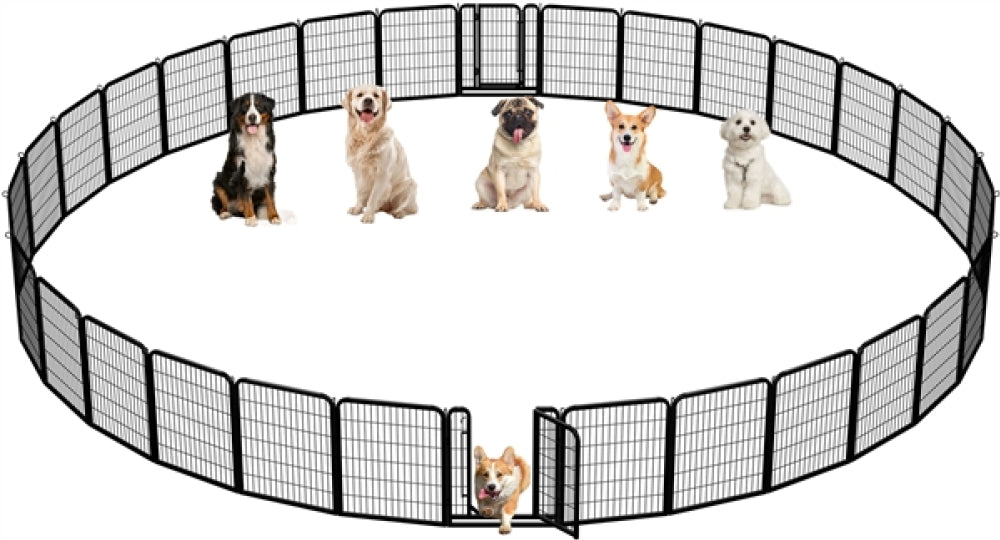 31.5″ Tall 32-Panel Dog Pen Playpen