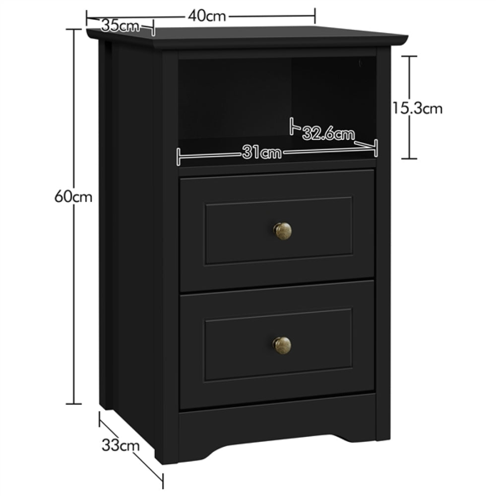 2pcs Bedside Table Sofa Side Table