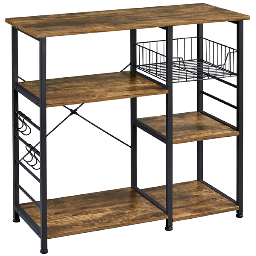 Vintage Kitchen Island Baker's Rack