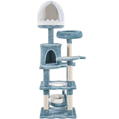 Multi-Level Ocean-themed Cat Tree Cat Tower