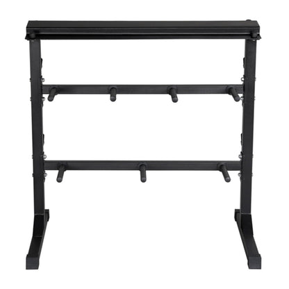 3 Tier Dumbbell Barbell Rack Weight Plate/Bar Storage Holder