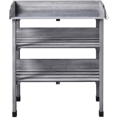 3-layer Outdoor Potting Bench Gardening Table