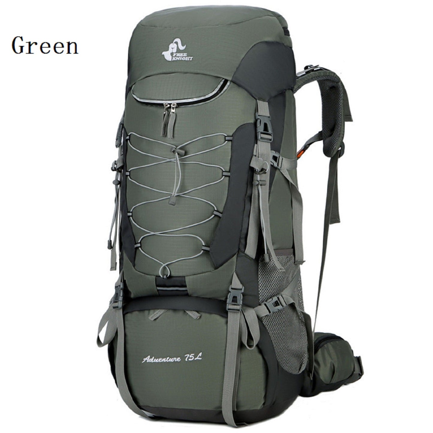 75L Camping & Hiking Backpack – Outdoor Travel Mountaineering Pack with Rain Cover ZYQS11710